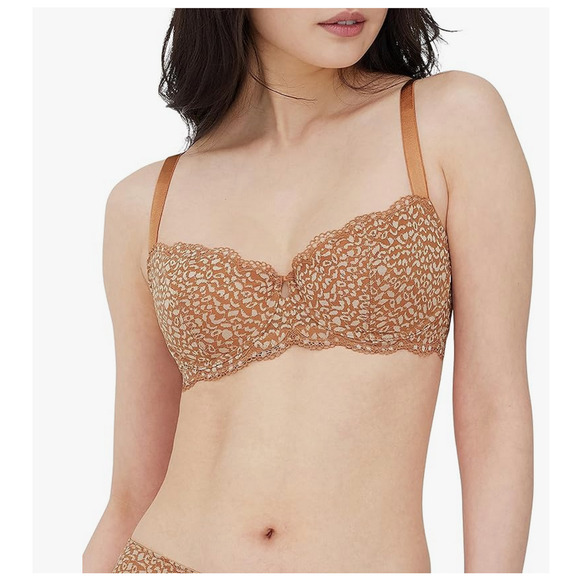Skarlett Blue Rouse Full Coverage Balconette Bra Ginger/Ivory Size 40DD - Picture 1 of 2